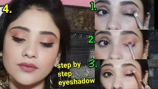 How : apply step by step eyeshadow || Beginner's guide || shystyles