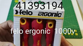 V.133 felo 41393194 ERGONIC 1000V ELECTRIC SCREWDRIVER 3PCS