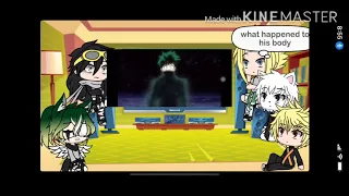 Bnha react to dekus dream