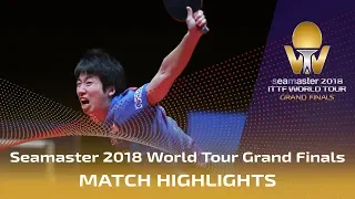 Jun Mizutani vs Liang Jingkun | 2018 ITTF World Tour Grand Finals Highlights (1/4)