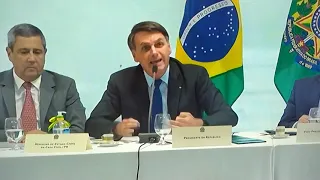 Bolsonaro e Ministros - Jornal Nacional 22 de maio de 2020