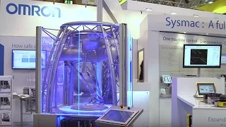 Omron  Robotics demo at the PPMA show 2015