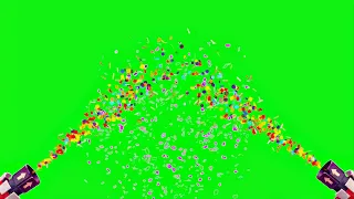 Continuous Confetti Blast Effect | Green Screen Effects