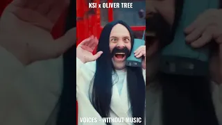 KSI x OLIVER TREE - Voices Music Video WITHOUT MUSIC!! 😂🤣