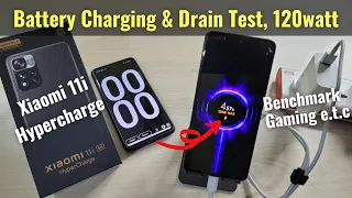 Xiaomi 11i Hypercharge Battery Charging & Drain Test - Boost Charging Speed, Benchmark, Gaming e.t.c