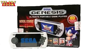 Sega Genesis Portable Handheld Unboxing, Review, & Demo (Black Friday Deals)