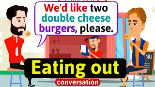 Everyday English conversation (Eating out - at the restaurant) English Conversation Practice