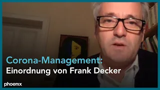 Frank Decker zum Corona-Management von Bund und Ländern