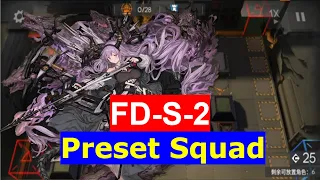 FD-S-2 PRESET SQUAD | "THE BLACK FOREST WILLS A DREAM" | SAMI SIDE STORY EVENT【Arknights】