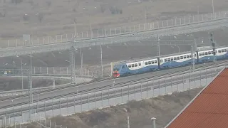 Пригород Анапа-Керчь Южная-Феодосия первый раз идёт через туннель. Без захода на станцию Керчь.