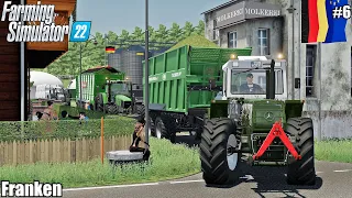 Selling DRYGRASS WINDROW and making SILAGE bales│Franken│FS 22│ Timelapse 5