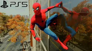 Spider-Man Remastered PS5 - Stark Suit Free Roam Gameplay (4K 60FPS Performance RT Mode)