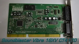 Creative Labs SoundBlaster Vibra 16XV CT4170 playing Doom2 music (OPL3 CQM)