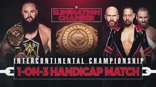 FULL MATCH - Braun Strowman vs Zayn, Nakamura & Cesaro: WWE Elimination Chamber, March 8, 2020