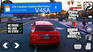 Gta5 graphics modpack V4SA for Gta san andreas android | How to Install