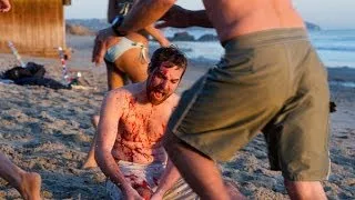 Sharknado Shark Attack-Comedian Ryan Budds Loses Leg, BLOODY FUN!
