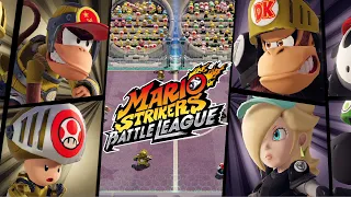 Mario Strikers Battle League  -Team Diddy Kong VS Team Donkey Kong in Planetoid