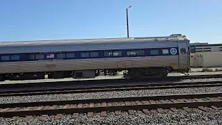 EX-Amtrak Metroliner FRA Track Inspection Car sitting at Santa Clara Station #railroad