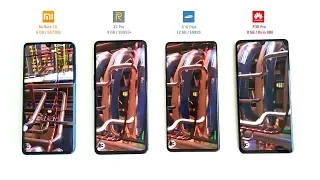 Xiaomi Mi Note 10 vs Realme X2 Pro vs Samsung Galaxy S10+ vs Huawei P30 Pro AnTuTu Benchmark Test