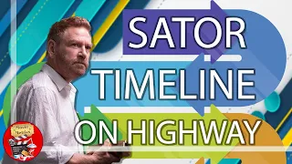 How does Sator get a plutonium / algorithm - Tenet - Sator timeline on the highway