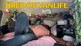 Living In A Minivan: Vanlife Can Be Exhausting #abiyahbina #vanlife #solofemaletraveler