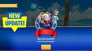 Sonic Dash - Drummer Cream New Character Unlocked All Characters Unlocked Bosses Eggman & Zazz Game