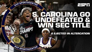 South Carolina def. LSU in chippy SEC title matchup 🏆 + Cardoso addresses ejection | SC with SVP