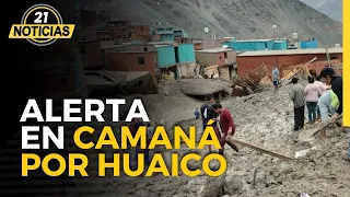 Arequipa: HUAICO EN CAMANÁ arrasa viviendas en Secocha INFORMA COEN
