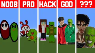 NOOB VS PRO VS HACKER Minecraft Pixel art✨JJ＆Mikey