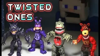 Five Nights at Freddy's Twisted Ones SERIES 1 Bootleg Fnaf Action Figures Toys Unboxing Funko!