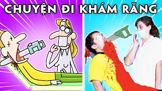 Đi Khám Răng Và Cái Kết Kinh Dị | Bắt Chước Hoạt Hình CARTOON BOX Siêu Bựa | Woa Parody VietNam