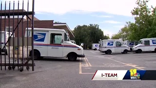 Fed up with delays, some Marylanders go to post office to get their mail