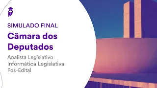 Simulado Final Câmara dos Deputados – Analista Legislativo - Informática Legislativa – Correção