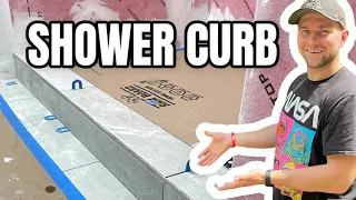 🔥 How to Tile a Shower Curb. EASY WINNI DIY Vlog 013