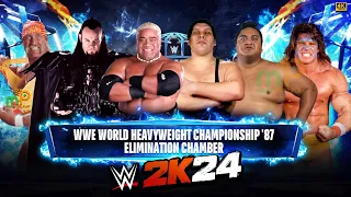 WWE 2K23 Elimination Chamber World Heavyweight Championship PS5 4K 60FPS Gameplay