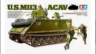 1:35 TAMIYA U.S M113 ACAV FULL INTERIOR