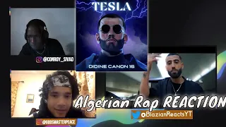 Rapper REACTS to Didine Canon 16 - Tesla| Algerian Rap REACTION