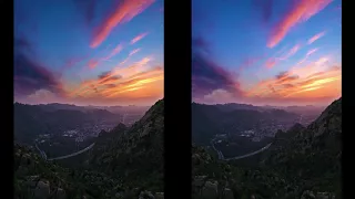 Rocky Peak Timelapse 3D SBS