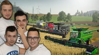 Challenge Accepted Na Polu 11! 😱 Szybkie Żniwa Na 4x Kombajny 🌱 "od Zera do Farmera"#336 👨‍🌾 MST