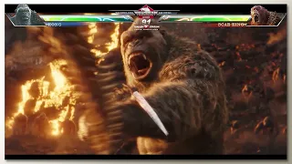 Godzilla & Kong vs Scar King with Healthbars | GxK 2: TNE (Trailer) | Concept Game UI