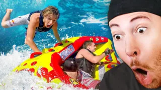 Reacting to the FUNNIEST Summer Fails