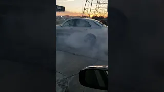 E55 Amg burnout at royal 1 tires