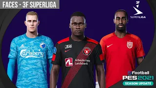 TODAS AS FACES DA 3F SUPERLIGA (Liga Dinamarquesa)- PES 2021