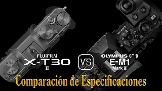 Fujifilm X-T30 II vs. Olympus OM-D E-M1 Mark III: Una Comparación de Especificaciones