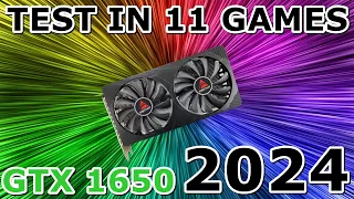 GTX 1650 in 2024 | Test in 11 GAMES