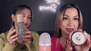 ASMR with my Twin 👯‍♀️ Layered triggers for Tingles ✨