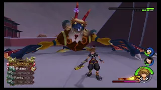 Kingdom Hearts 2 Level 1 Critical 2nd Visit Land Of Dragons Boss