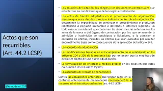 8.  Art. 44 a 60 RESUMEN Ley contratos  9/2017 (LCSP) para OPOSITORES.