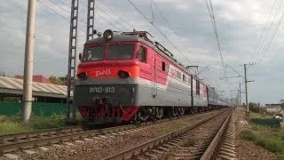 ВЛ10-813 с поездом №376 Адлер — Гомель
