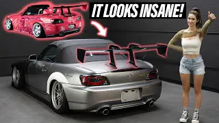 Building a Modern Day Fast and Furious Suki Honda S2000- BIG WING (Part 4)